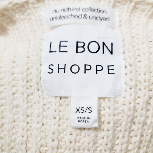 Le Bon Shoppe Granny Cotton Sweater Vest XS/S - Picture 6 of 6